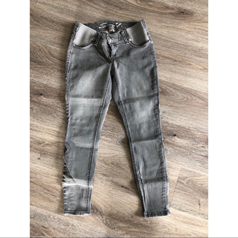 Grey denim Seven jeans (maternity)